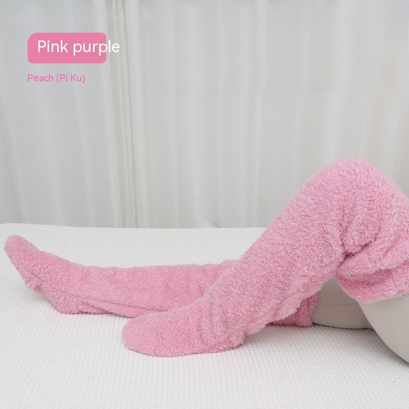 Winter Plush Knee- High socks