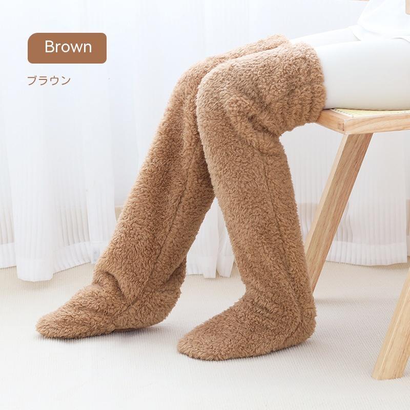 Winter Plush Knee- High socks