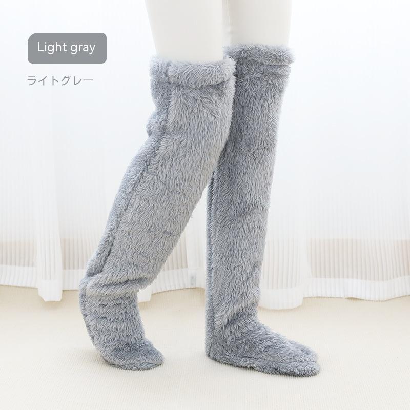 Winter Plush Knee- High socks