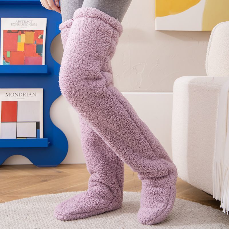 Winter Plush Knee- High socks