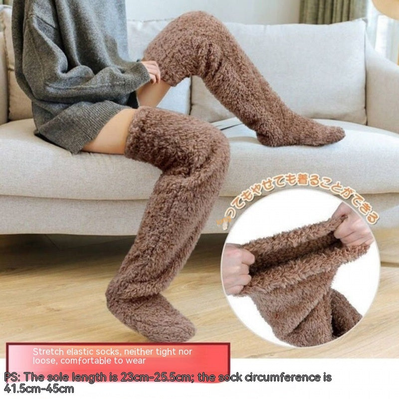 Winter Plush Knee- High socks