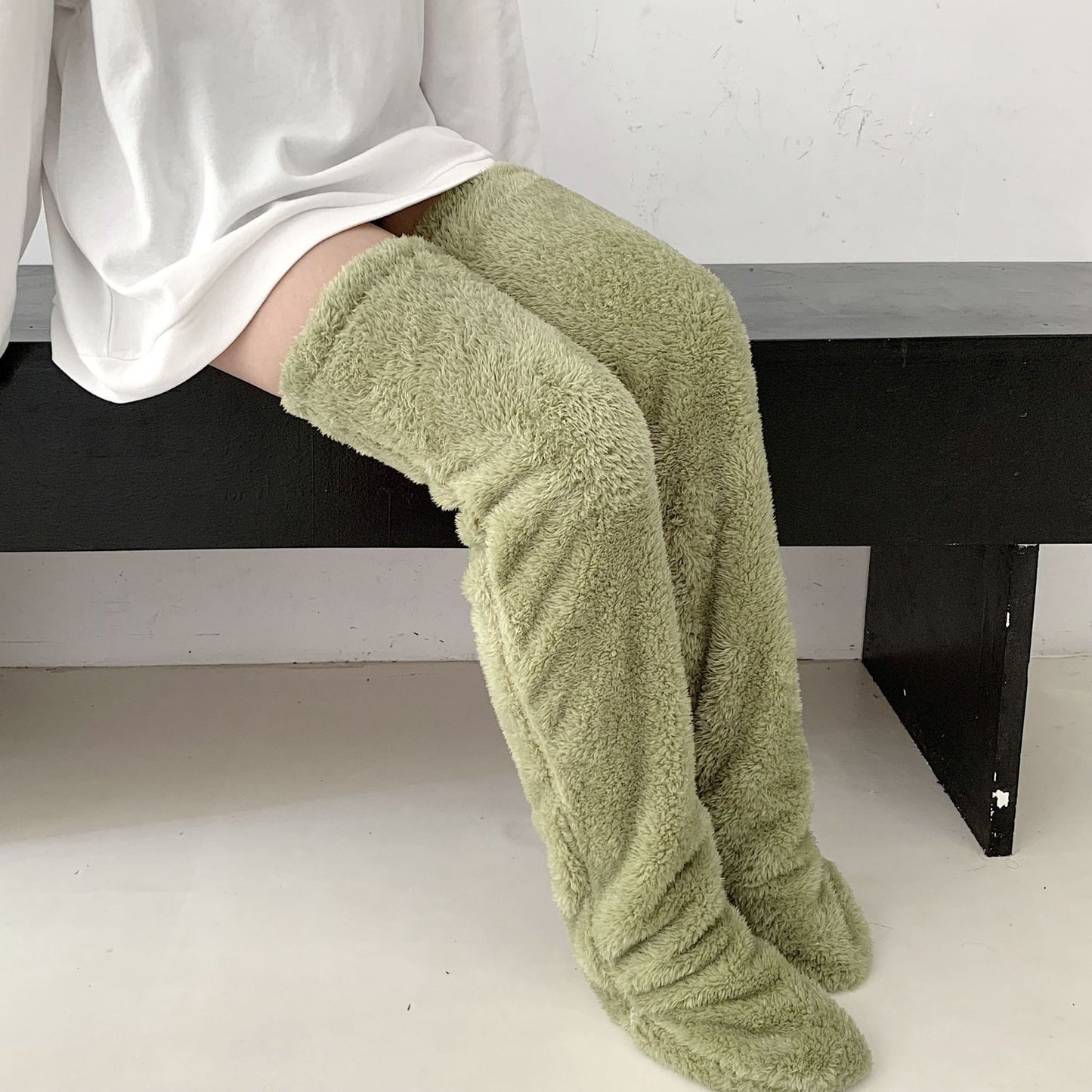 Winter Plush Knee- High socks