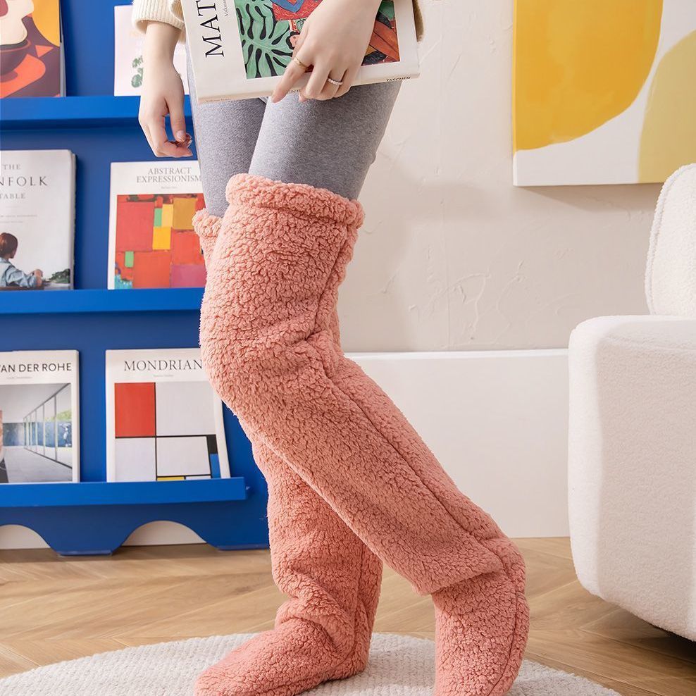 Winter Plush Knee- High socks