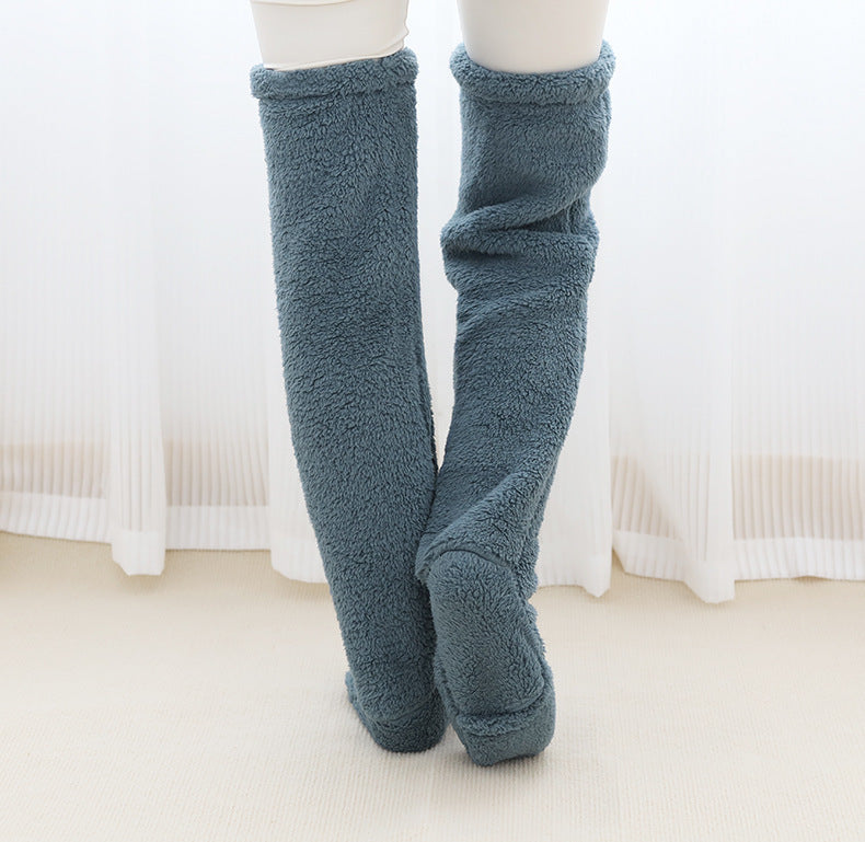 Winter Plush Knee- High socks