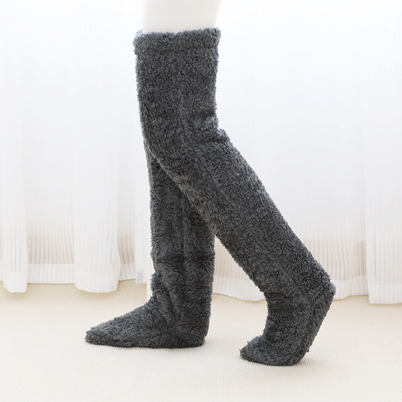 Winter Plush Knee- High socks