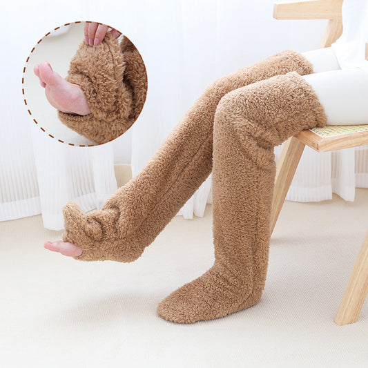 Winter Plush Knee- High socks